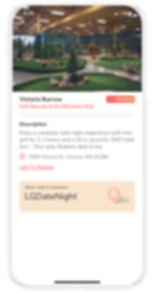 Screen shot image of a Premium experience users can access to save more on date night.